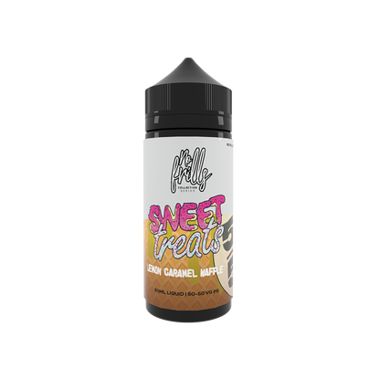 No Frills Sweet Treats Lemon Caramel Waffle 80ml | The Ace of Vapez