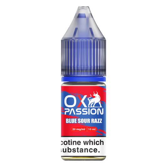 Oxva Ox Passion Blue Sour Razz Nic Salt 10ml | The Ace Of Vapez