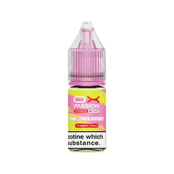 Oxva Ox Passion Pink Lemon Bubbly Nic Salt 10ml | The Ace of Vapez