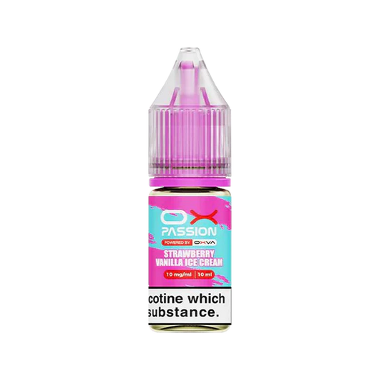 Oxva Ox Passion Strawberry Vanilla Ice Cream Nic Salt 10ml | The Ace of Vapez