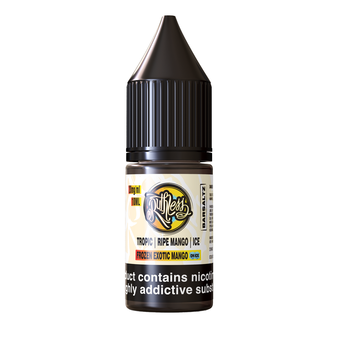 Ruthless Bar Saltz Frozen Exotic Mango On Ice 10ml | The Ace of Vapez