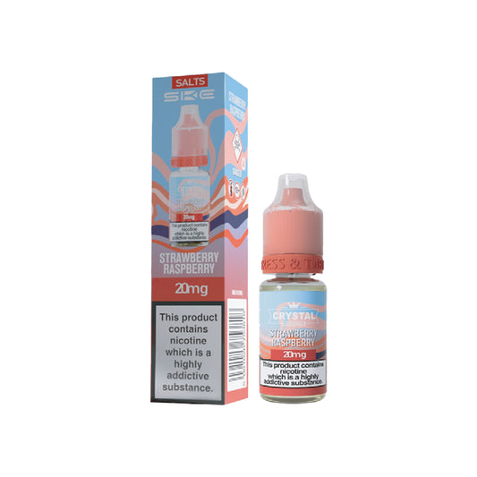 SKE Crystal Bar Salts 10ml V2 Strawberry Raspberry