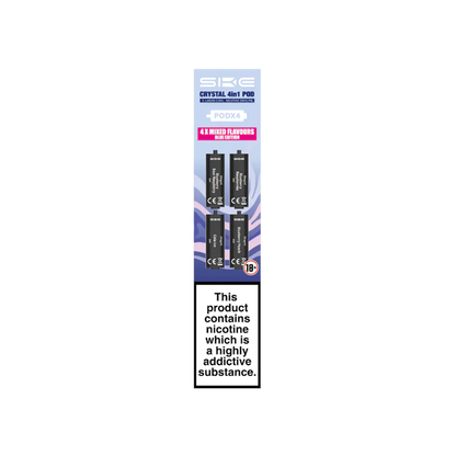 SKE Crystal 4 In 1 Pods Pack Of 4 Blue Edition | The Ace of Vapez