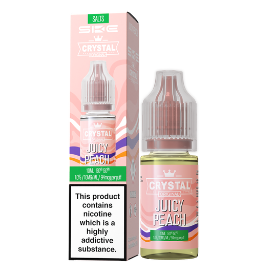 SKE Crystal Bar Salts 10ml V2 Juicy Peach - The Ace Of Vapez