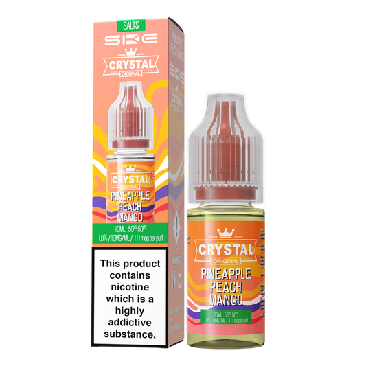 SKE Crystal Bar Salts 10ml V2 Pineapple Peach Mango - The Ace Of Vapez