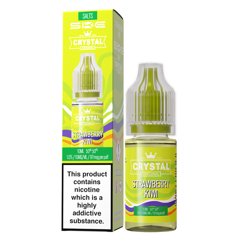 SKE Crystal Bar Salts 10ml V2 Strawberry Kiwi - The Ace Of Vapez