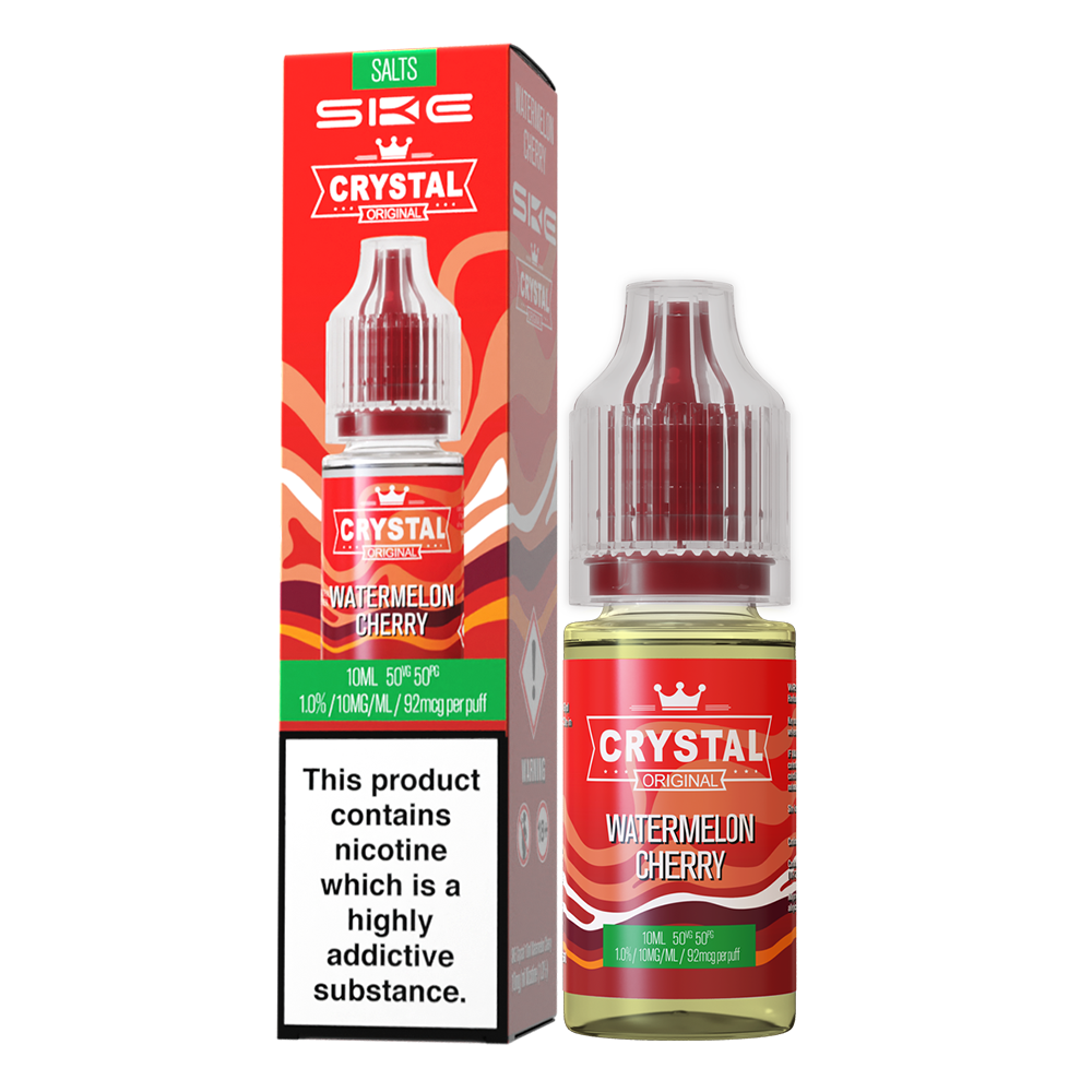 SKE Crystal Bar Salts 10ml V2 Watermelon Cherry - The Ace Of Vapez