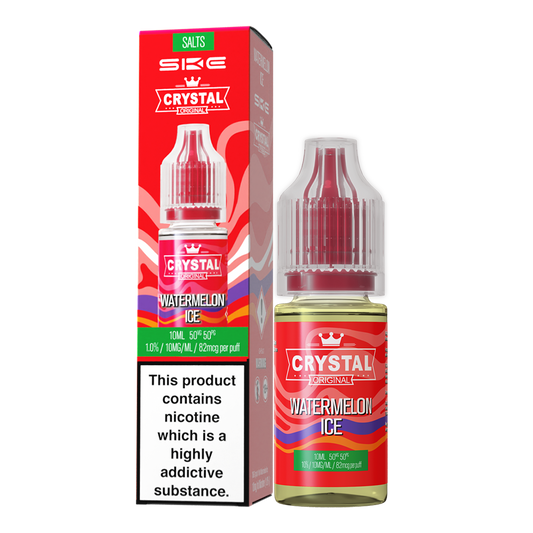 SKE Crystal Bar Salts 10ml V2 Watermelon Ice - The Ace Of Vapez
