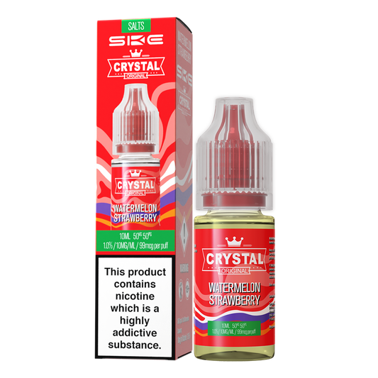 SKE Crystal Bar Salts 10ml V2 Watermelon Strawberry - The Ace Of Vapez