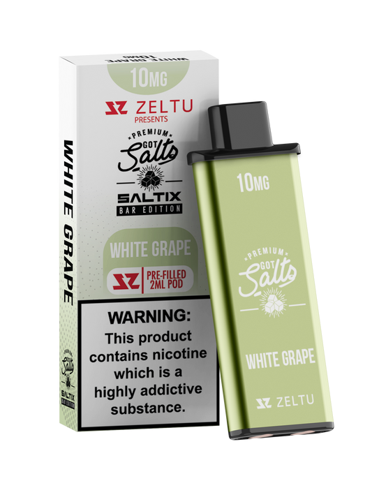 Got Salt SALTIX Bar Edition White Grape Zeltu Pod