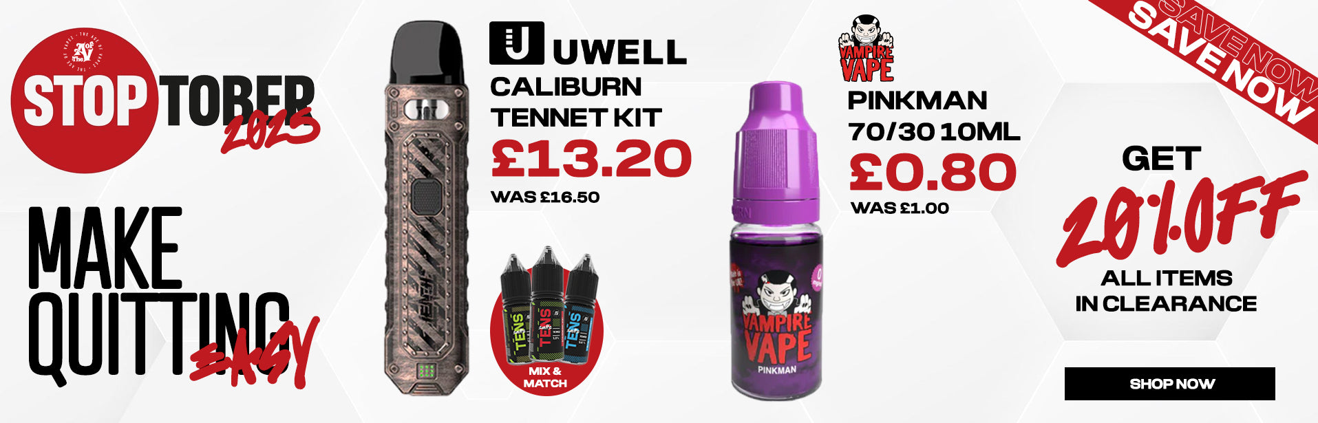 Stoptober_deal_-_20_off_clearance_-_The_Ace_of_Vapez_Banner-The Ace Of Vapez