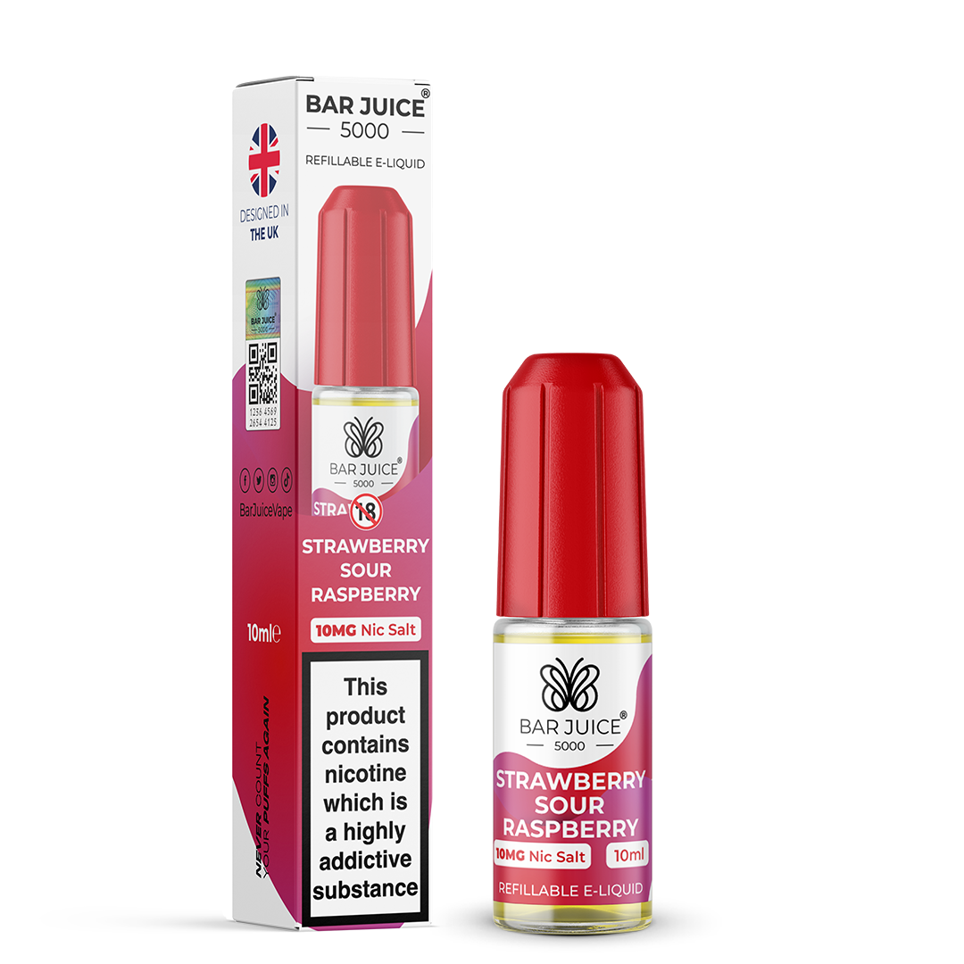 Bar Juice 5000 10ml Salt Strawberry Sour Raspberry