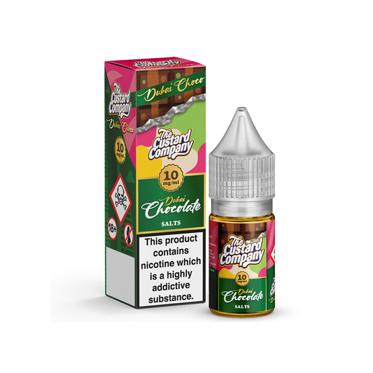 The Custard Company Dubai Chocolate 10ml Nic Salt | The Ace of Vapez