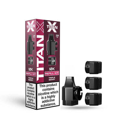 The Titan X Refill Pods Triple Berry | The Ace of Vapez