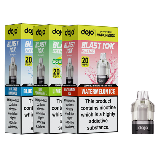 Vaporesso Dojo Blast 10K & 30K Pod & Refill | The Ace of Vapez