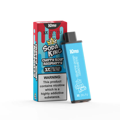 Zeltu X3 Pods Soda-King- Cherry Sour Raspberry | The Ace of Vapez
