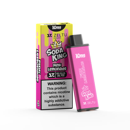 Zeltu X3 Pods Soda King Pink Lemonade | The Ace of Vapez