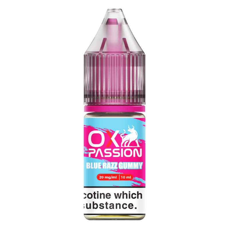 Oxva Ox Passion Blue Razz Gummy Nic Salt - The Ace Of Vapez