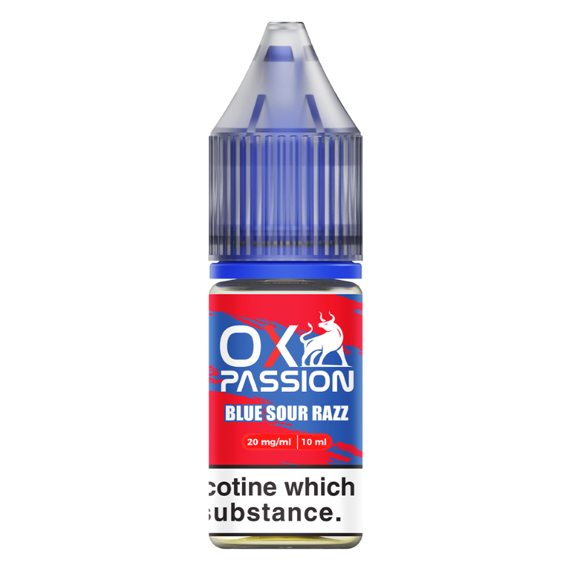 Oxva Ox Passion Blue Sour Razz Nic Salt - The Ace Of Vapez