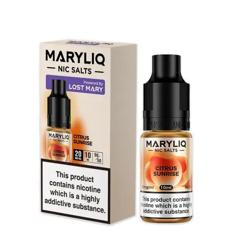 Maryliq Citrus Sunrise 20mg 10ml Salt - The Ace Of Vapez