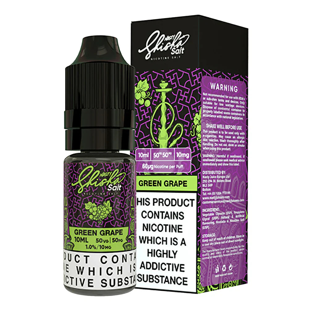 Nasty Green Grape Nic Salt 10ml 20mg OOD - The Ace Of Vapez