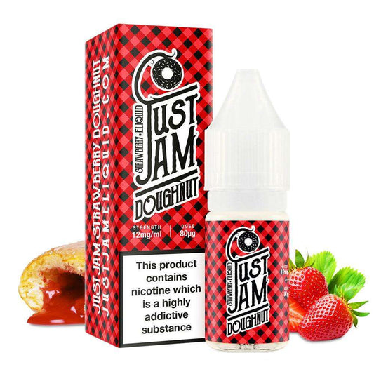 Just Jam - Strawberry Doughnut 50/50 10ml - The Ace Of Vapez