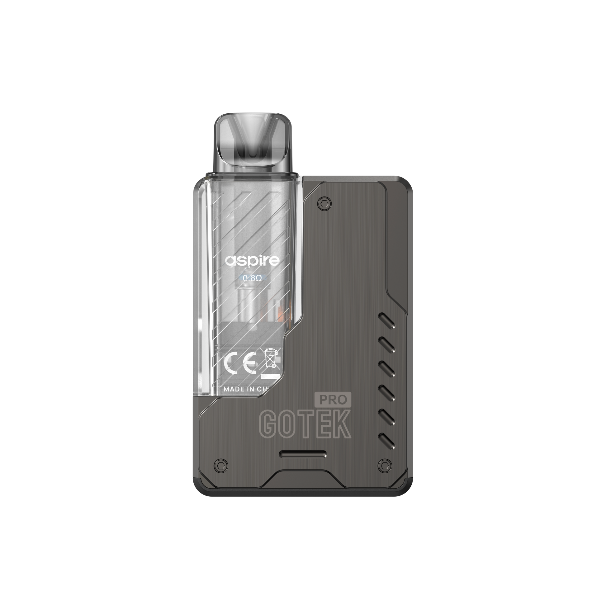 Aspire Gotek PRO Pod Kit Gunmetal | 
The Ace Of Vapez