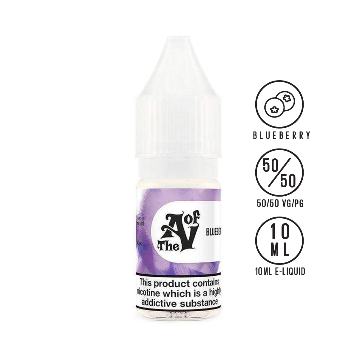 TAOV Basics - Blueberry 10ml - The Ace Of Vapez