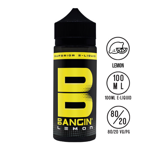 Bangin' Lemon 100ml Shortfill | The Ace Of Vapez