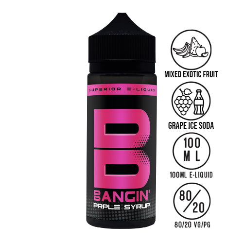 Bangin' Prple Syrup 100ml Shortfill | The Ace Of Vapez