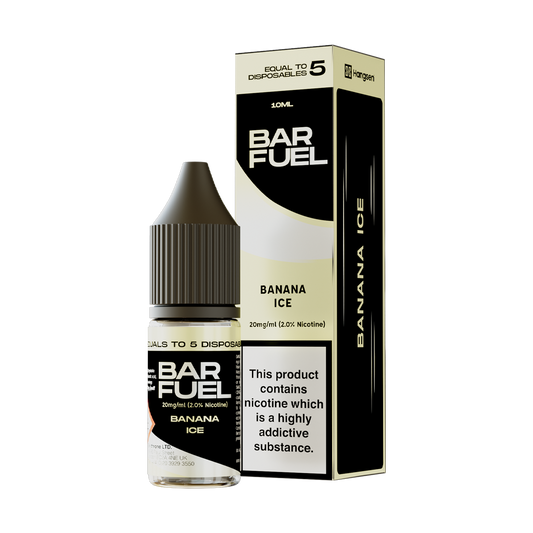 Bar Fuel Banana Ice Nic Salts 10ml - The Ace Of Vapez