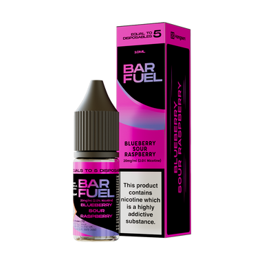 Bar Fuel Blueberry Sour Raspberry Nic Salts 10ml