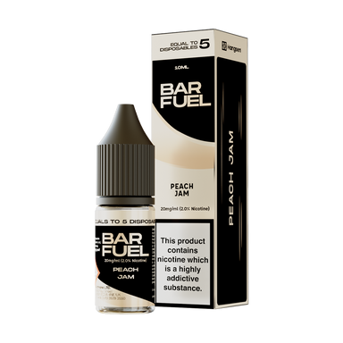 Bar Fuel Peach Jam Nic Salts 10ml
