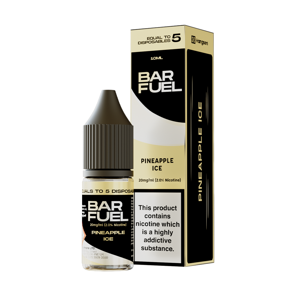 Bar Fuel Pineapple Ice Nic Salts 10ml - The Ace Of Vapez