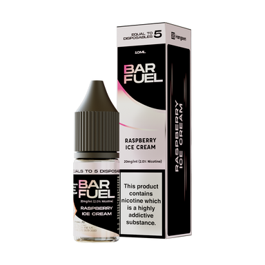 Bar Fuel Raspberry Ice Cream Nic Salts 10ml
