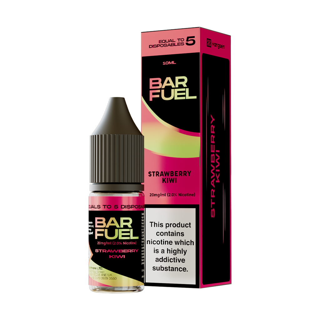 Bar Fuel Strawberry Kiwi Nic Salts 10ml - The Ace Of Vapez