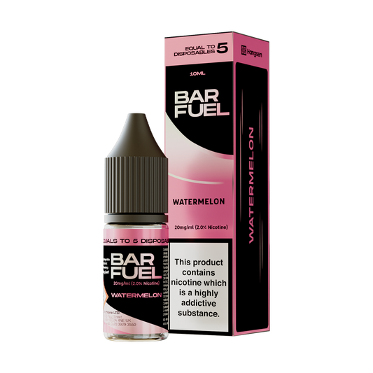Bar Fuel Watermelon Nic Salts 10ml - The Ace Of Vapez
