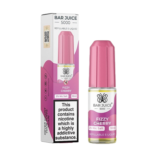 Bar Juice 5000 Salt Fizzy Cherry 10ml - The Ace Of Vapez