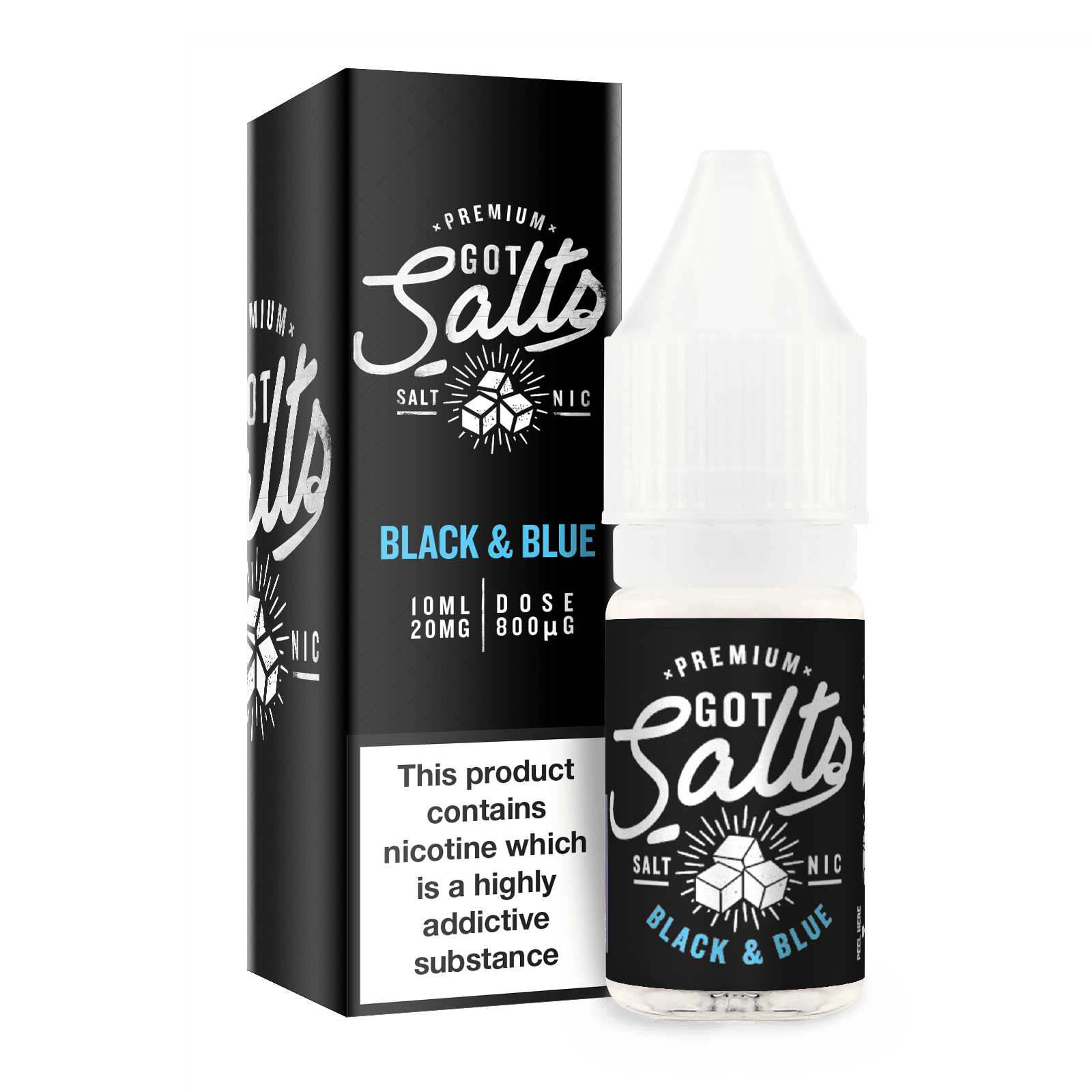 Got Salts - Black & Blue 10ml - The Ace Of Vapez