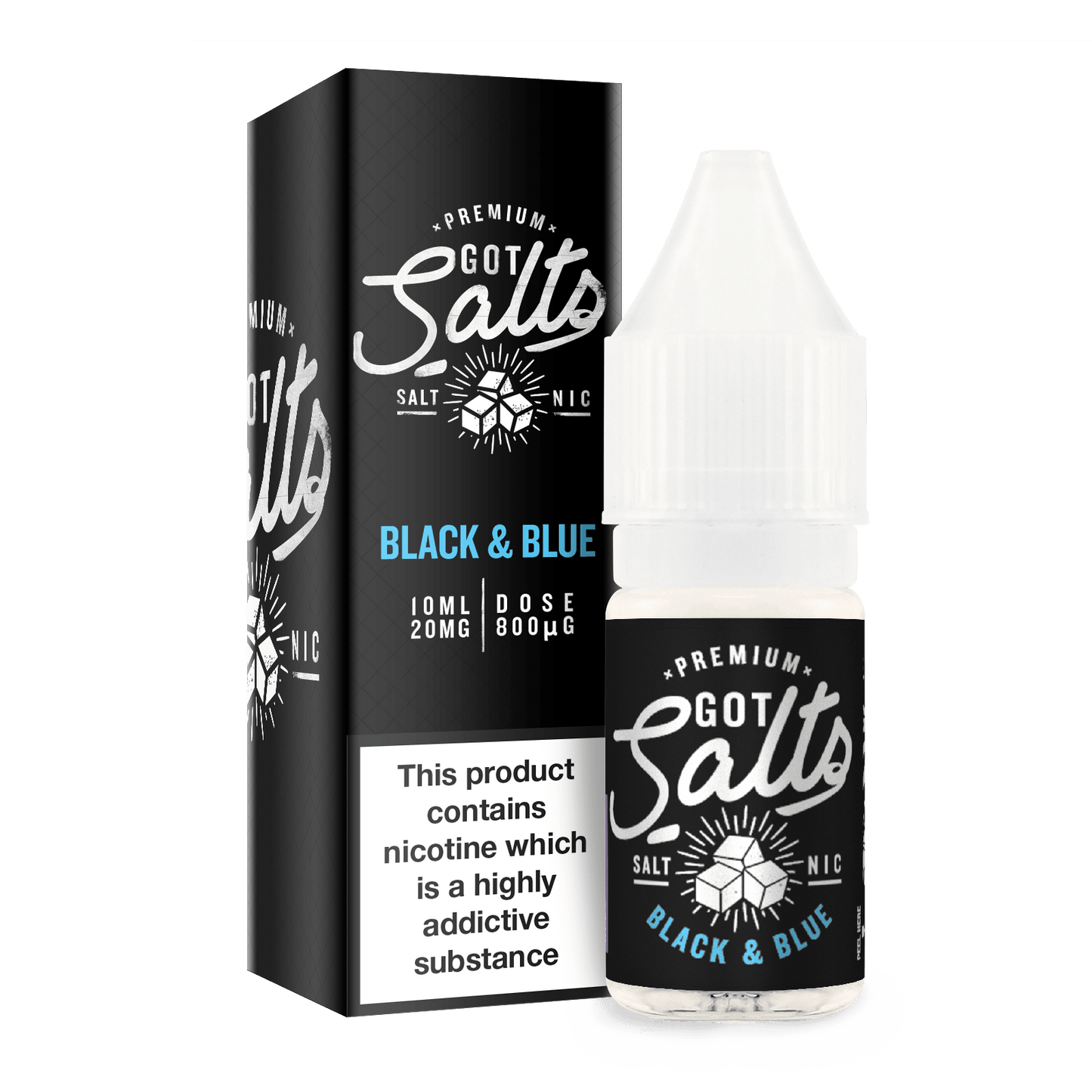 Got Salts - Black & Blue 10ml - The Ace Of Vapez