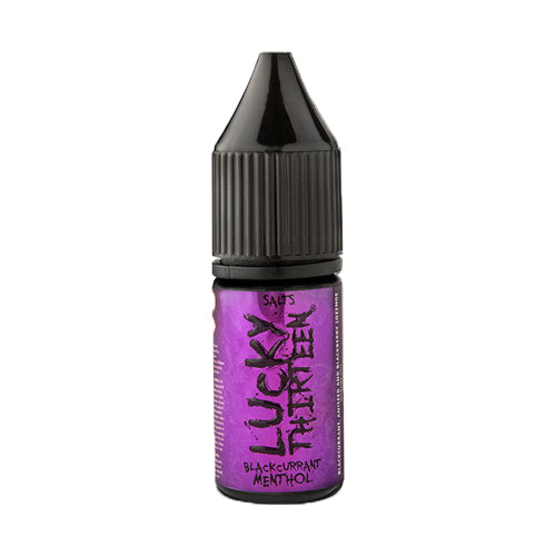 Lucky Thirteen salts Blackcurrant Menthol 10ml (Clearance) - The Ace Of Vapez