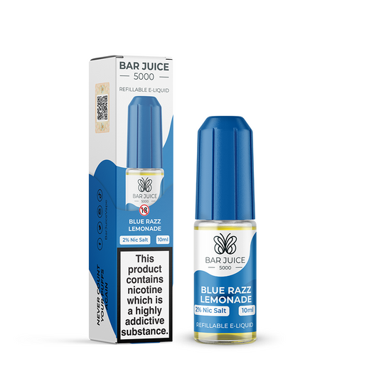 Bar Juice 5000 Salt Blue Razz Lemonade 10ml - The Ace Of Vapez