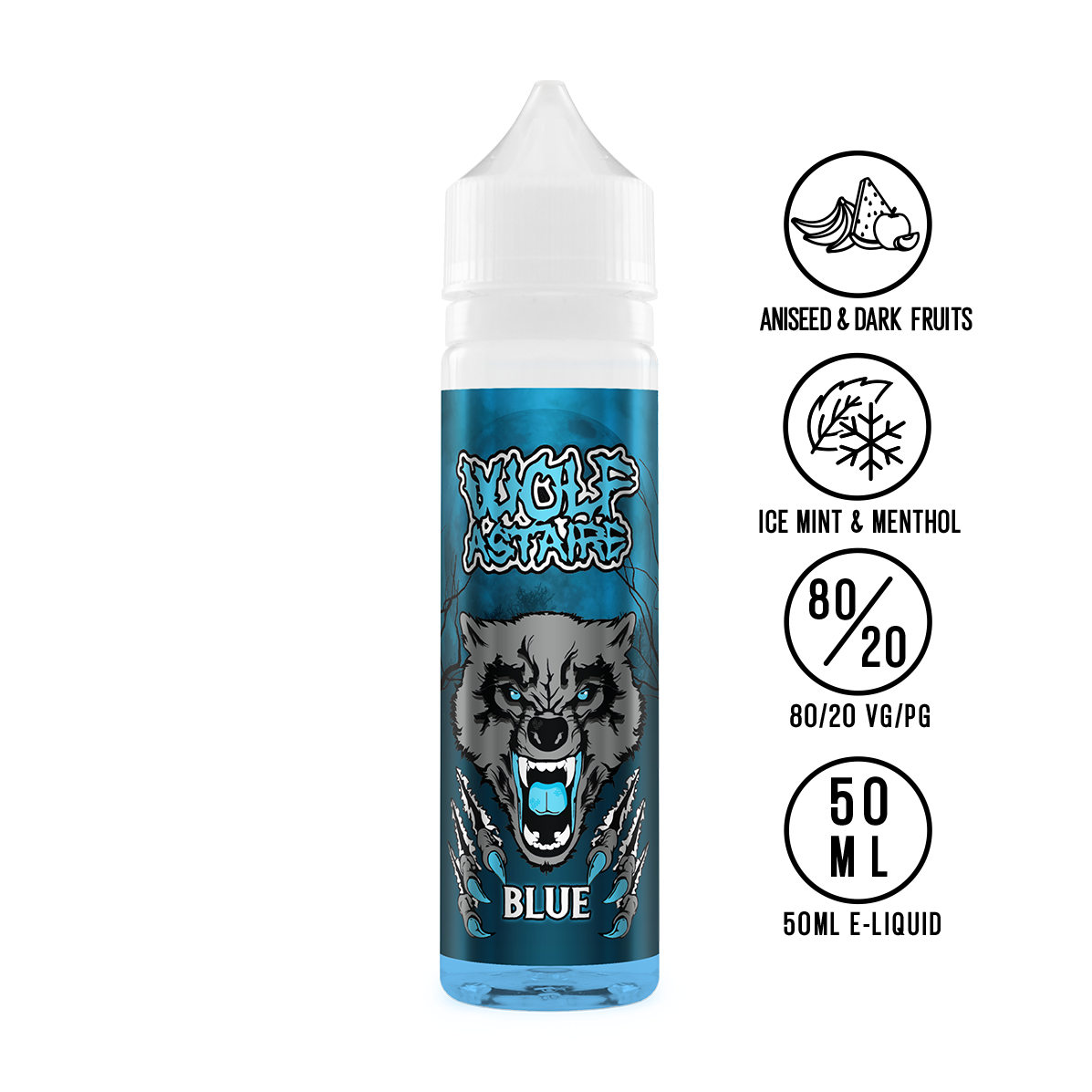 Wolf Astaire - Blue 50ml - The Ace Of Vapez