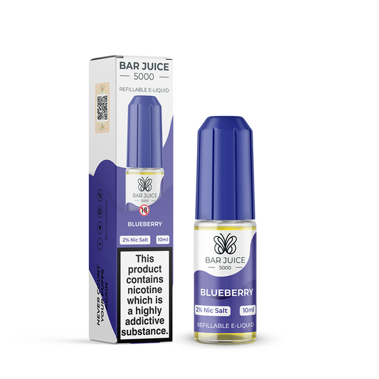 Bar Juice 5000 Salt Blueberry 10ml - The Ace Of Vapez