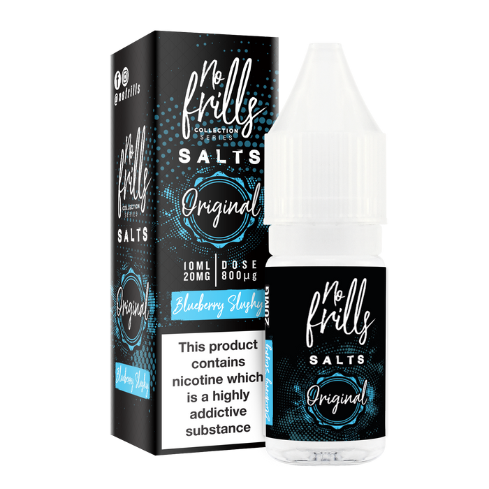 No Frills Original Salts - Blueberry Slushy Nic Salt 10ml