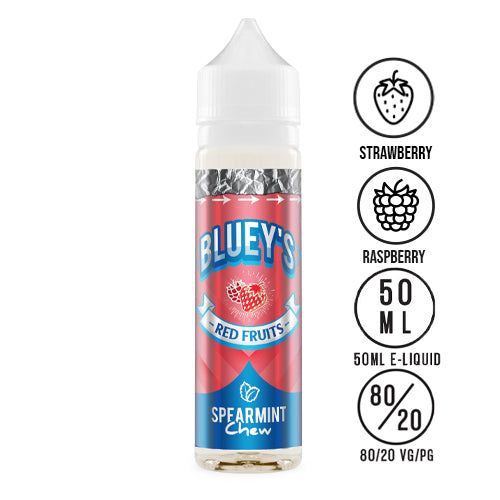 Bluey's Chews - Red Fruits 50ml - The Ace Of Vapez
