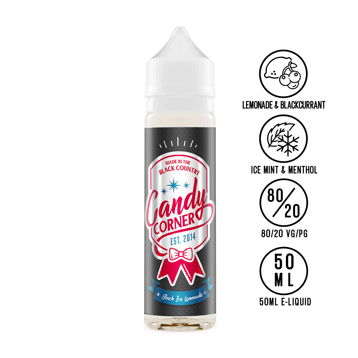 Candy Corner - Black Ice Lemonade 50ml - The Ace Of Vapez