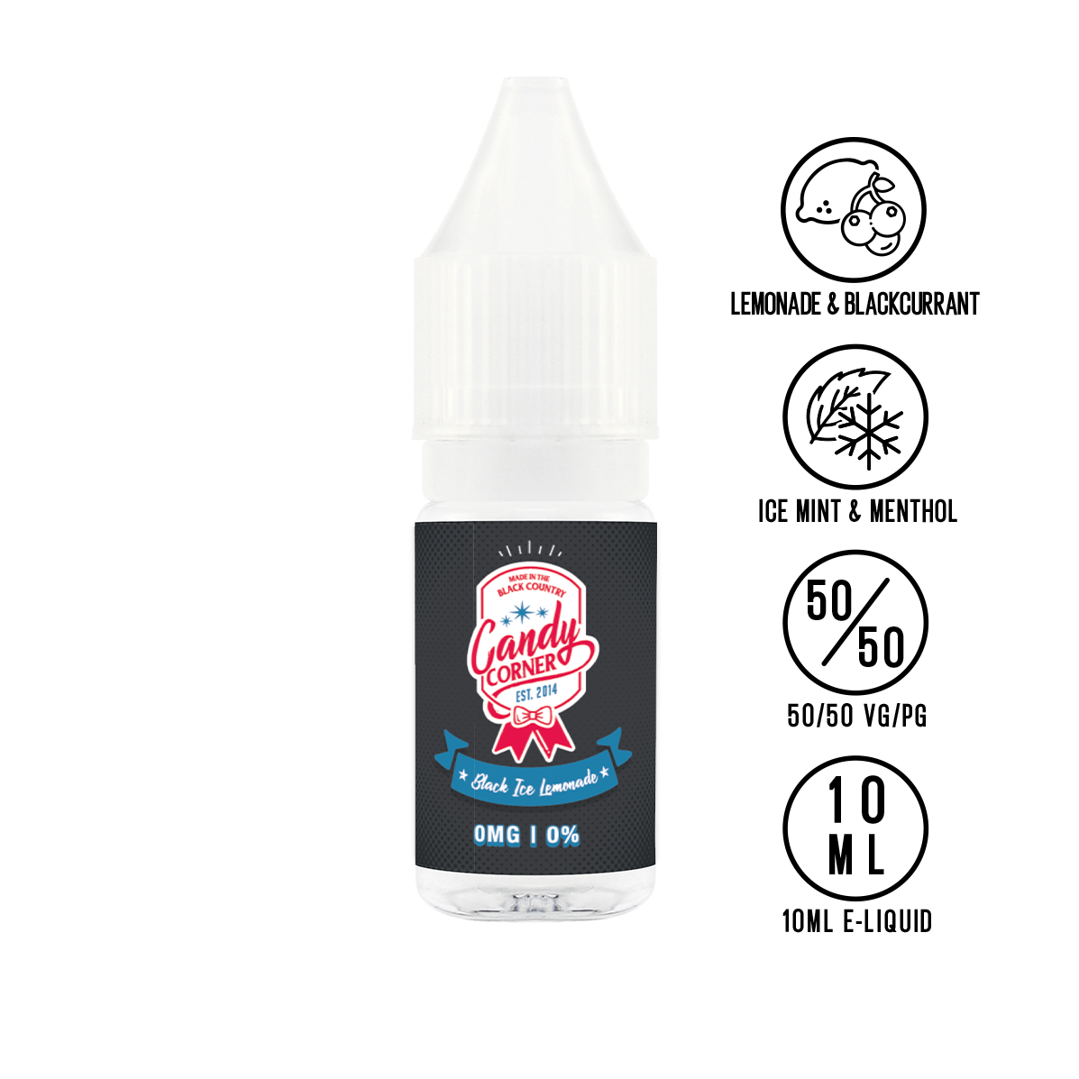 Candy Corner - Black Ice Lemonade 10ml - The Ace Of Vapez