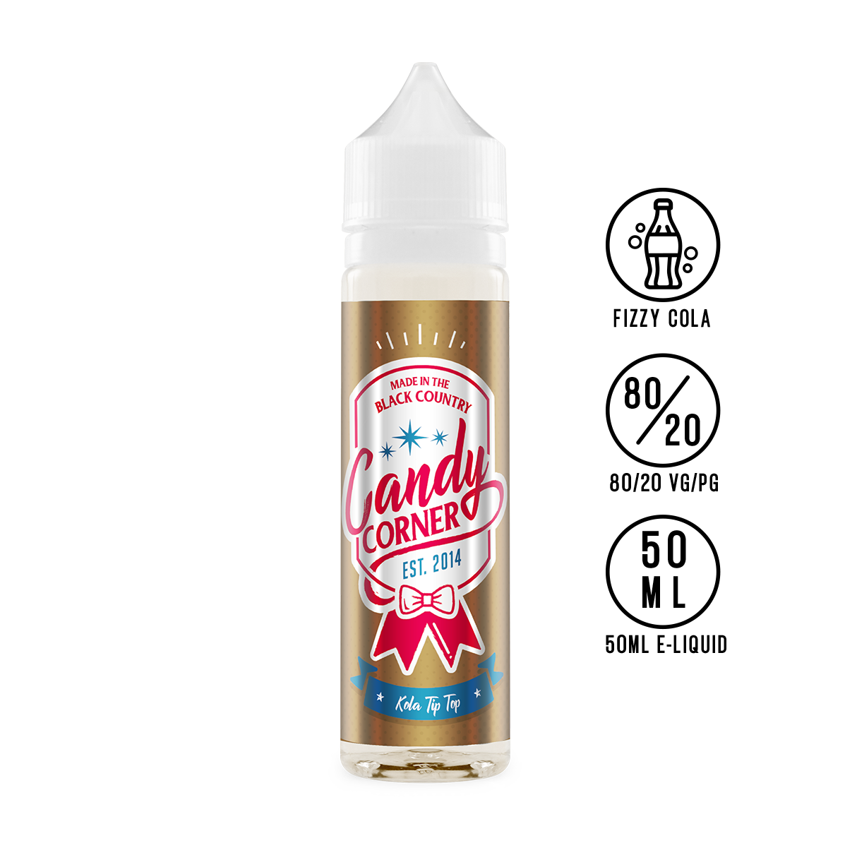 Candy Corner - Kola Tip Top 50ml - The Ace Of Vapez