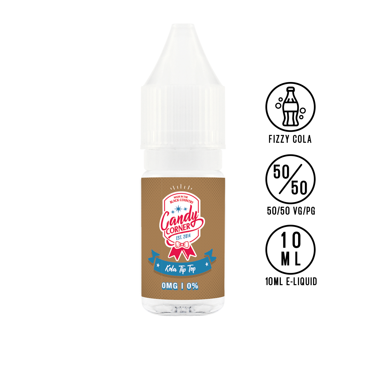 Candy Corner - Kola Tip Top 10ml - The Ace Of Vapez